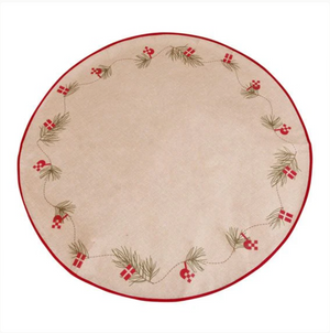 Juletræstæppe med dannebrog tema